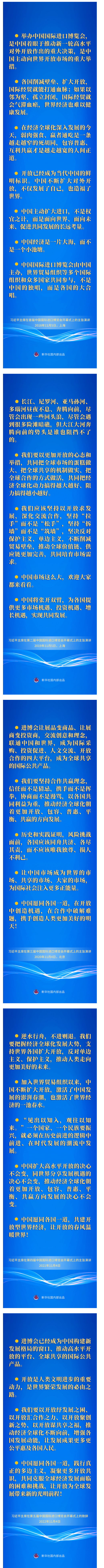 連續(xù)五年進(jìn)博會(huì)，習(xí)近平主席這樣宣示高水平開放