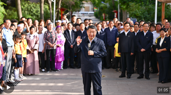 獨(dú)家視頻丨習(xí)近平在寧夏考察調(diào)研