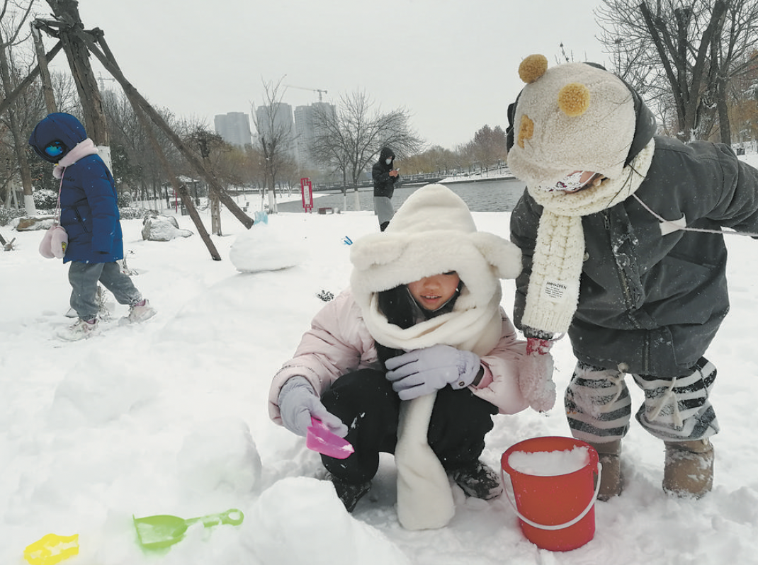 我市迎來(lái)大范圍降溫降雪天氣將有利于冬小麥的生長(zhǎng)