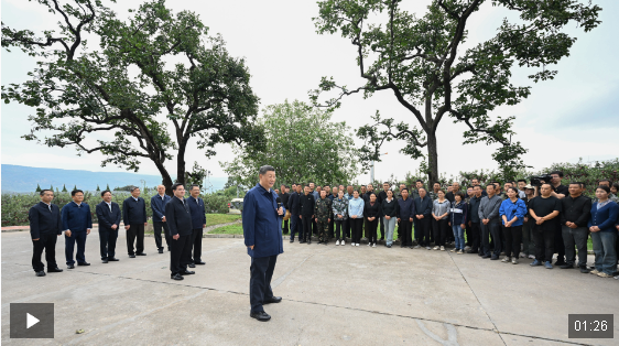 獨(dú)家視頻丨習(xí)近平在陜西寶雞市和甘肅天水市考察調(diào)研