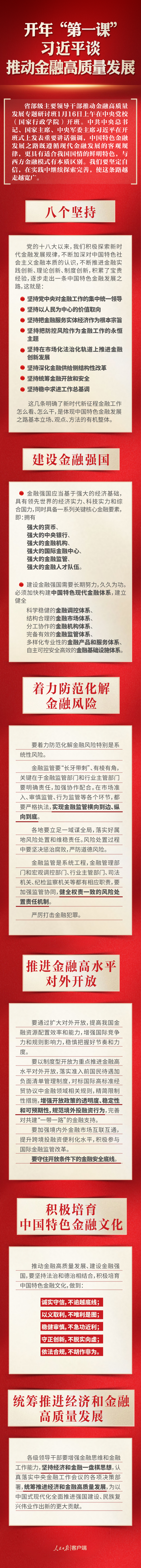 開年“第一課”，習(xí)近平談推動金融高質(zhì)量發(fā)展