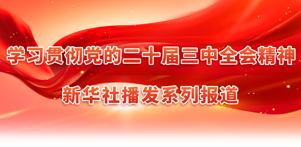 學(xué)習(xí)貫徹黨的二十屆三中全會(huì)精神，新華社播發(fā)系列報(bào)道