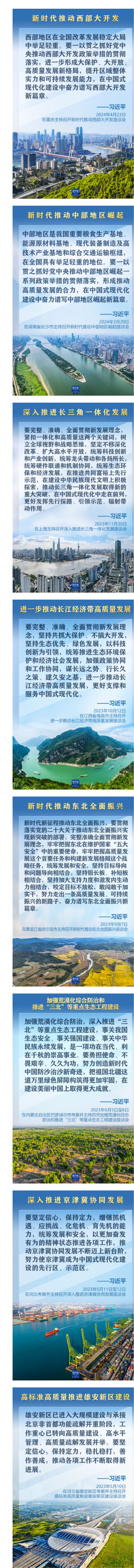 從8次座談會，看總書記推動區(qū)域發(fā)展戰(zhàn)略落實(shí)
