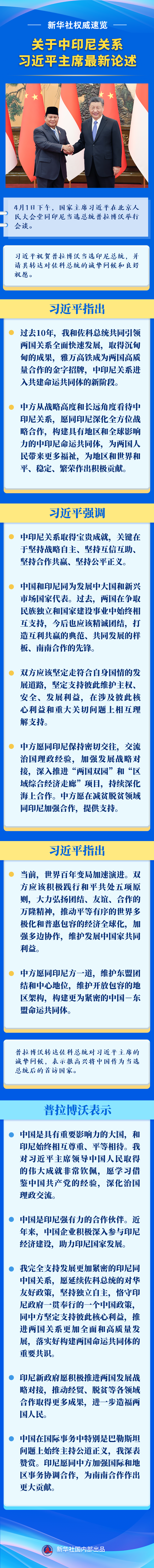 新華社權(quán)威速覽 | 關(guān)于中印尼關(guān)系，習(xí)近平主席最新論述