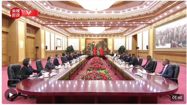 習(xí)近平會(huì)見多米尼克總理：你始終堅(jiān)定對(duì)華友好 我高度贊賞