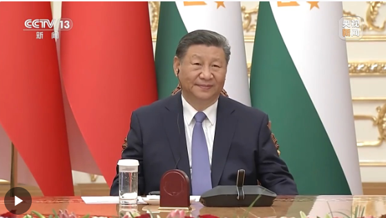 獨(dú)家視頻丨習(xí)近平同塔吉克斯坦總統(tǒng)拉赫蒙舉行會(huì)談