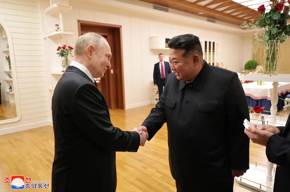 朝中社：普京抵達平壤開始對朝鮮進行國事訪問