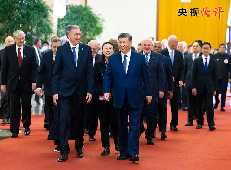 央視快評丨發(fā)揮民間外交獨特作用，攜手構(gòu)建人類命運共同體