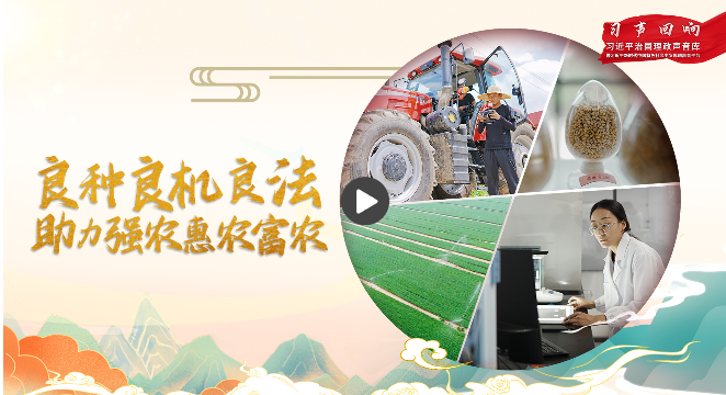 【習聲回響·改革為人民】良種良機良法 助力強農(nóng)惠農(nóng)富農(nóng)
