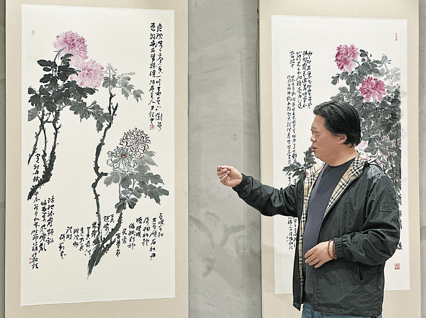 水墨寄情故園春 丹青鑄就牡丹魂