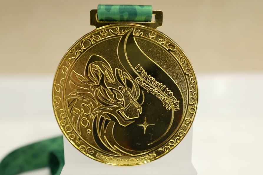 第十七屆世界武術(shù)錦標(biāo)賽獎牌發(fā)布